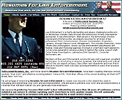 Resumes for Law Enforcement